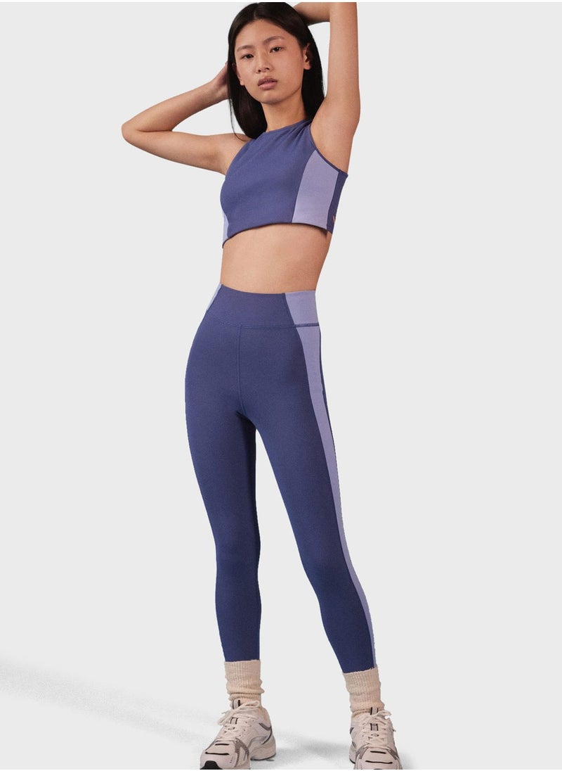 MANGO - Kids Color Block Leggings - Image 1