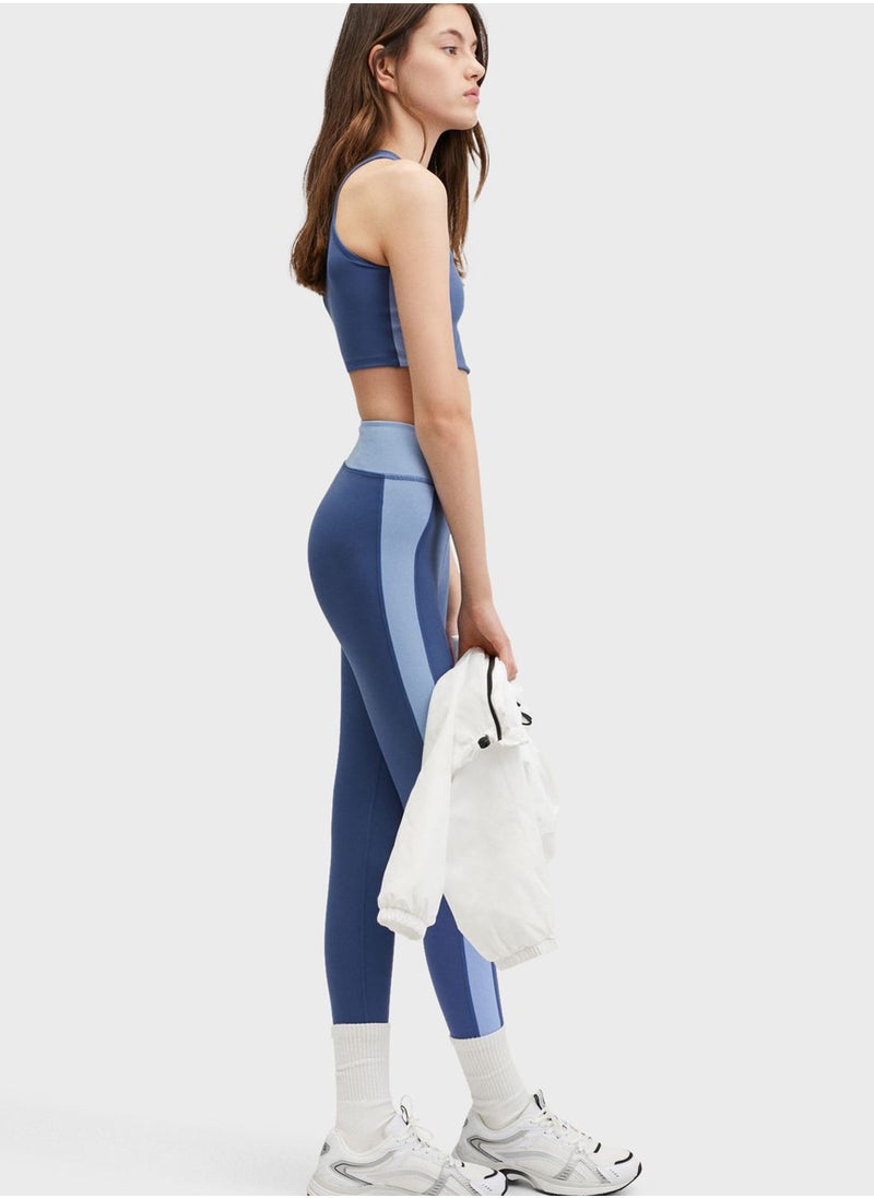 MANGO - Kids Color Block Leggings - Image 1