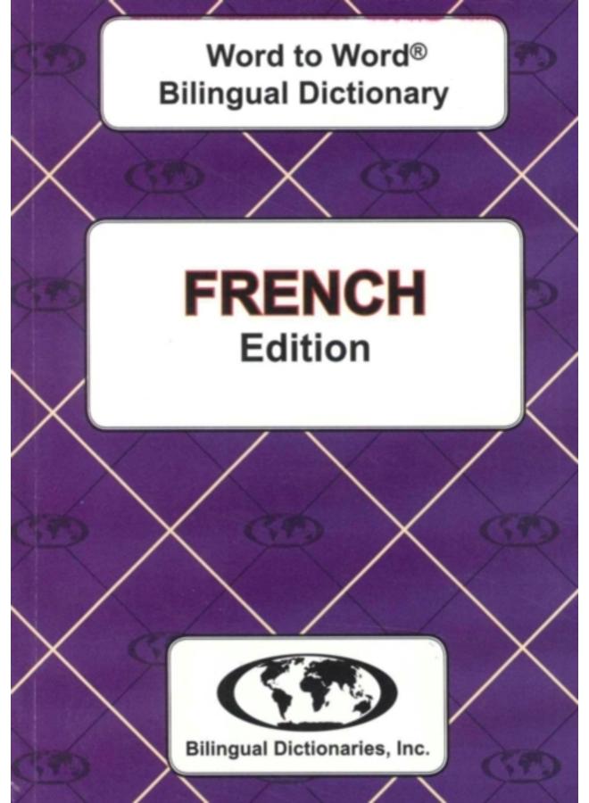 English-French & French-English Word-to-Word Dictionary
