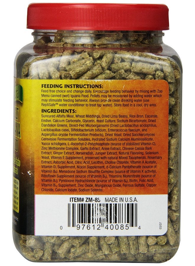 زوو ميد حبيبات ناعمة ورطبة SZMZM85 من Zoo Med Laboratories لحيوان الإغوانا البالغ، 10 أونصات - Image 3