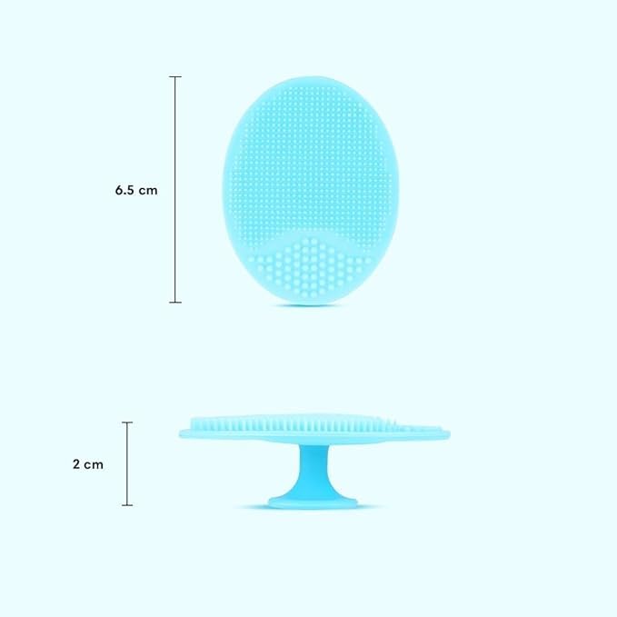 B-BUCKET ETSAP Silicone Face Scrubber Exfoliator, Soft Face Brush, Facial Cleansing Brush, Acne Blackheads Removing, Acne Pore Pad for Deep Cleaning Skin Care for Girls & Women's - Image 2