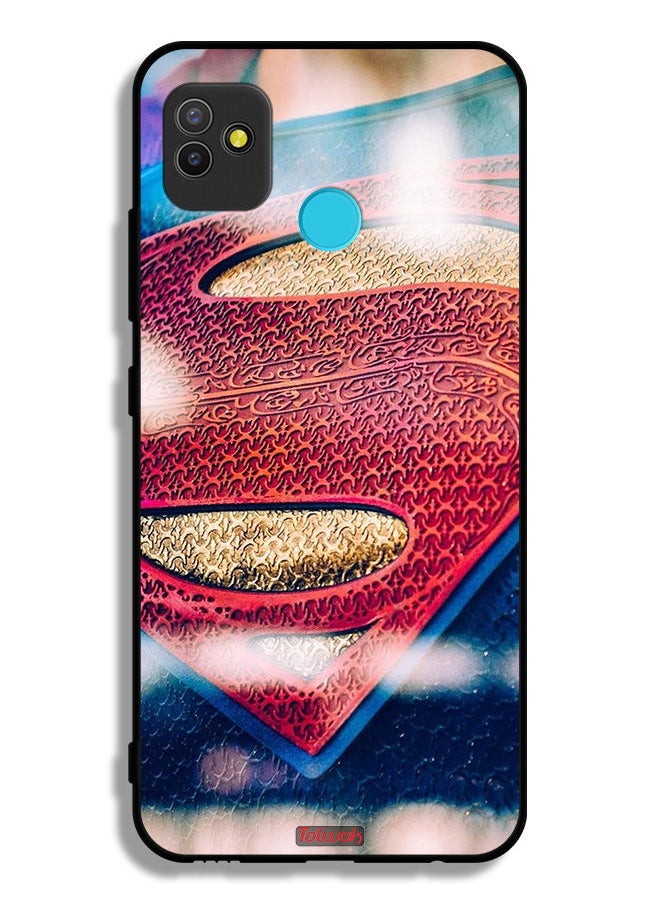 Tolwak - Tecno Pop 5 Protective Case Cover Superman Logo - Image 1