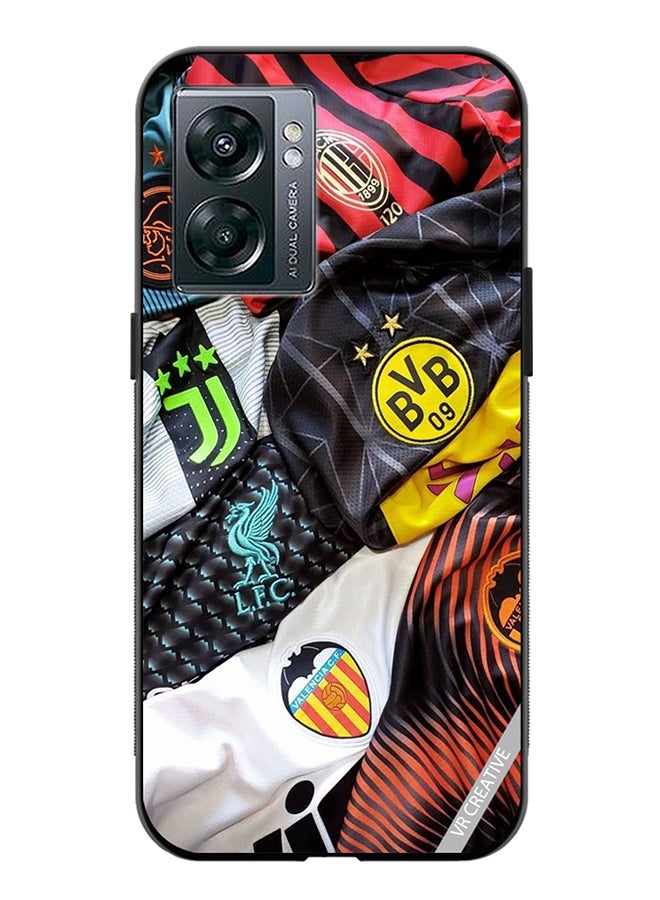 VR CREATIVE Protective Case Cover For Oppo A57 5G Fabric Design Multicolour - Image 1