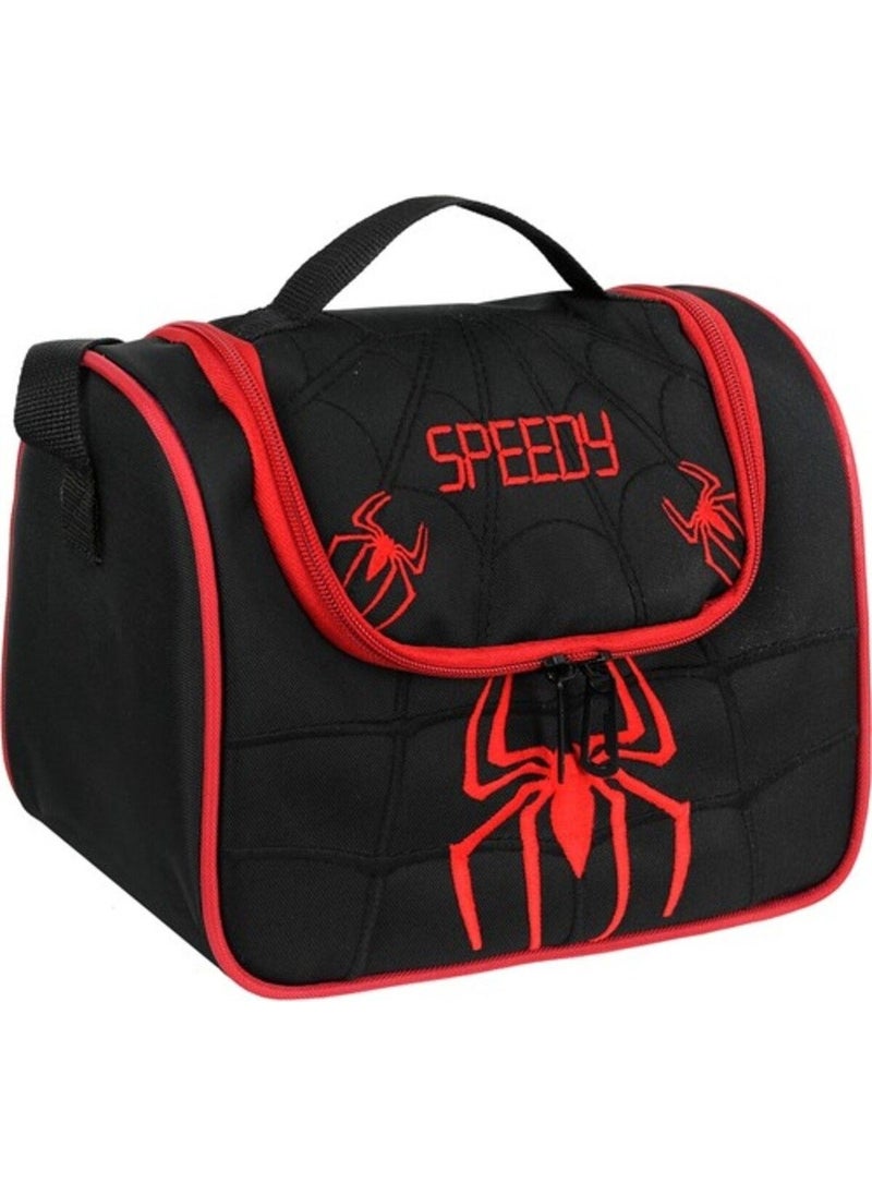 GENC DIJITAL BASKI GENC DIGITAL PRINTING Waddell Spider Embroidered Thermal Lunch Bag 1010  - Image 3
