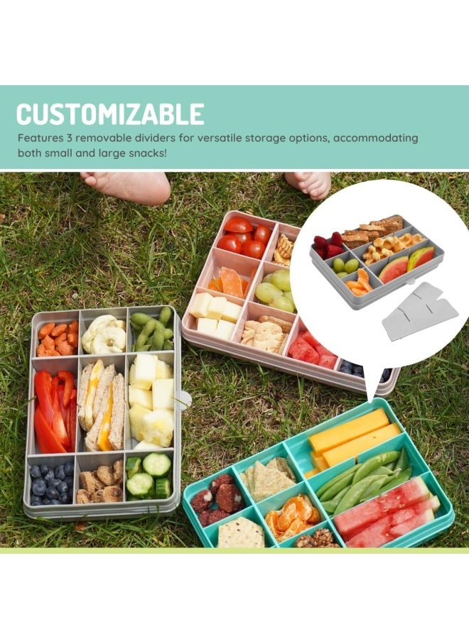 Melii Glass Food Storage Containers With Silicone Sleeve 5.4Oz - Mint Blue Lime