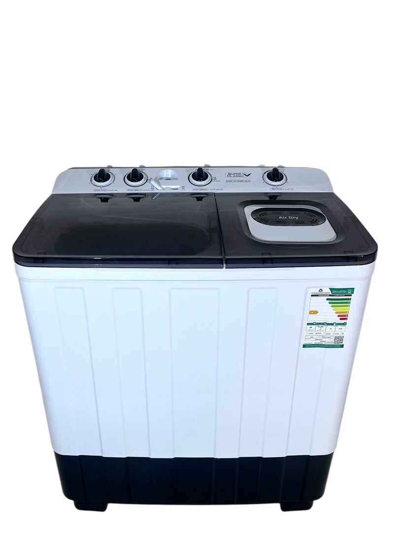 سوبر كلاسيك غسالة حوضين من سوبر كلاسيك | 12 كجم | SPWM-120-KG - Image 2