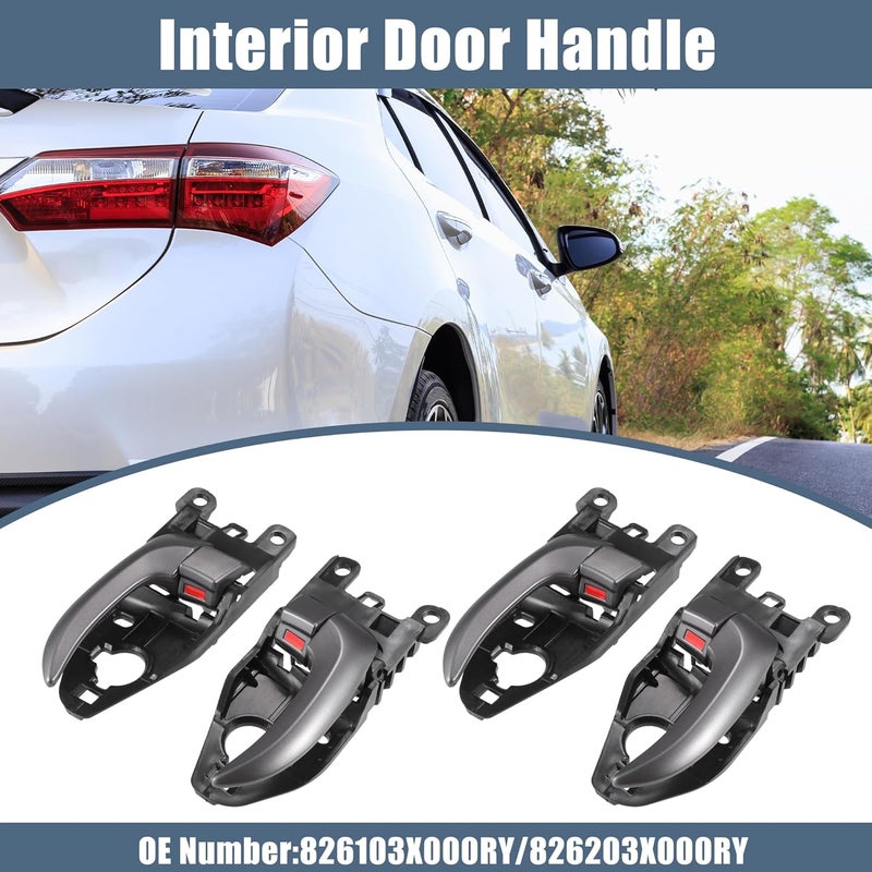ACROPIX Interior Door Handle Set for Hyundai Elantra 2011-2016 - Image 2