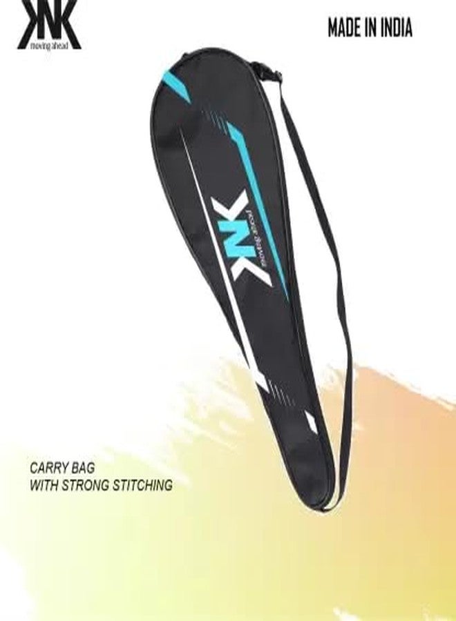 KNK 2 Aluminium Badminton with 3 Nylon Shuttle with Rackets Bag Badminton Kit (Multicolor) - Image 4