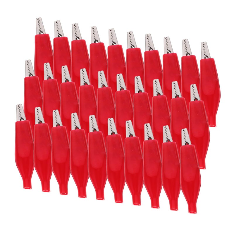 30Pcs Heavy Duty Insulated Alligator Clip Test Leads for Automotive Electrical Testing - Image 2