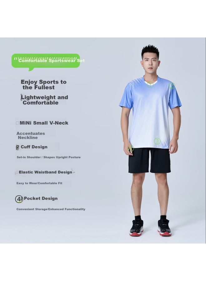 FANDIMU Vandimu Badminton Apparel Set Uni Spring Summer High Elastic Breathable Quick-dry Sports Fitness Running Track Training Tennis Skirt - Image 1