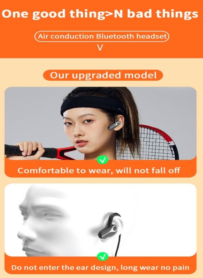 i68 Bluetooth Earphones: Leading Gas Conduction Technology, Long Battery Life, Lightweight Comfort, Born for Sports  - Image 2