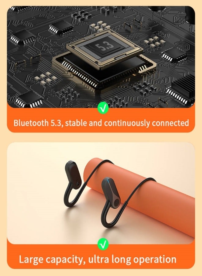 i68 Bluetooth Earphones: Leading Gas Conduction Technology, Long Battery Life, Lightweight Comfort, Born for Sports  - Image 3