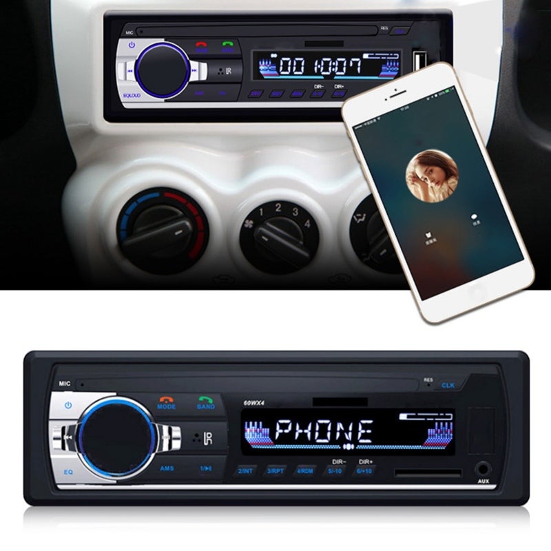 مشغل MP3 للسيارة بتقنية البلوتوث مع مكالمات حرة اليدين وراديو FM ومخرج صوت RCA - شحن USB عالي السرعة لسلامة القيادة - Image 5