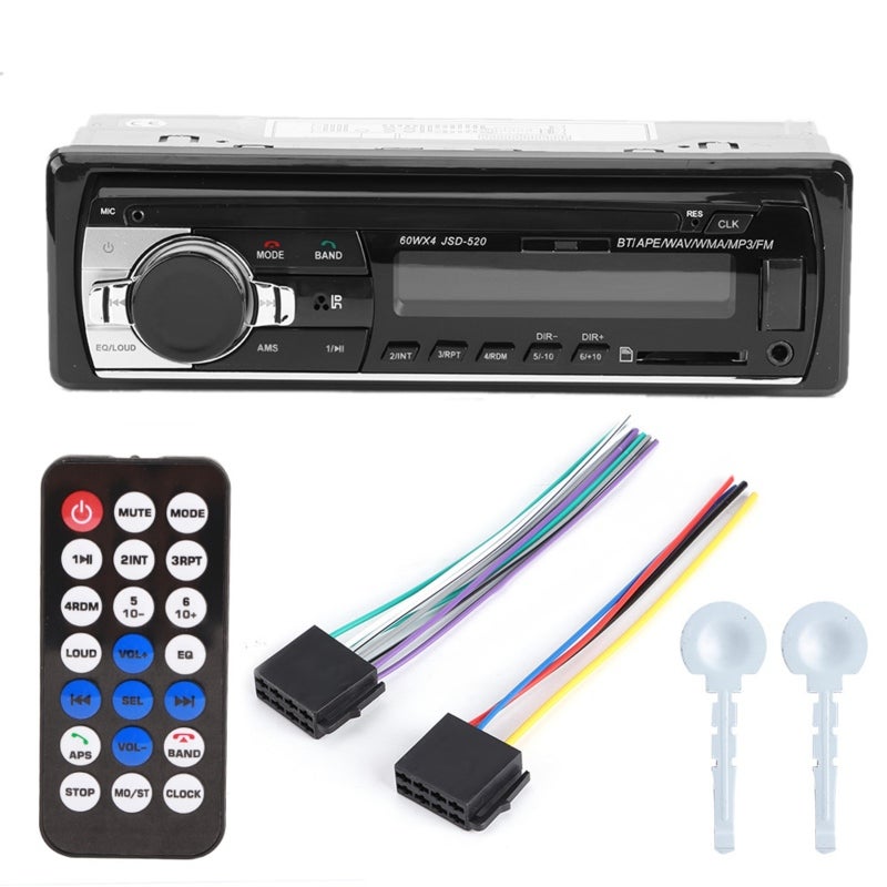 مشغل MP3 للسيارة بتقنية البلوتوث مع مكالمات حرة اليدين وراديو FM ومخرج صوت RCA - شحن USB عالي السرعة لسلامة القيادة - Image 1