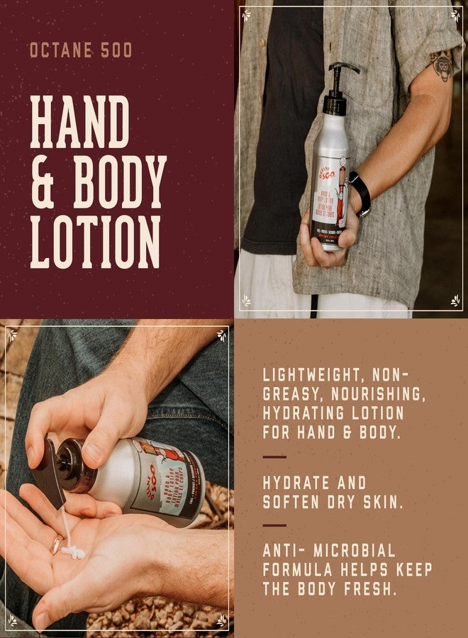 18.21 Man Made Octane 500 Sweet Tobacco Hand & Body Lotion, 16 fl. oz. - Image 2