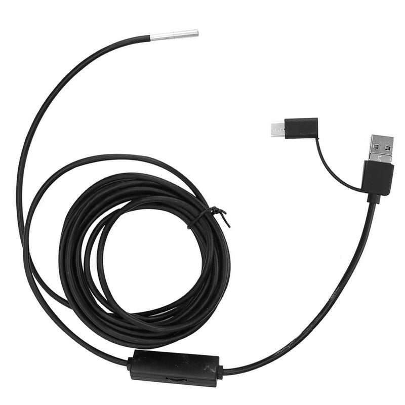 3.9mm High Definition Endoscope with Adjustable LED Lights for TypeC Mobile Phone, Portable Industrial Endoscope for Water Sink Pipe Inspection (5 Meters Soft Cord) - Image 5