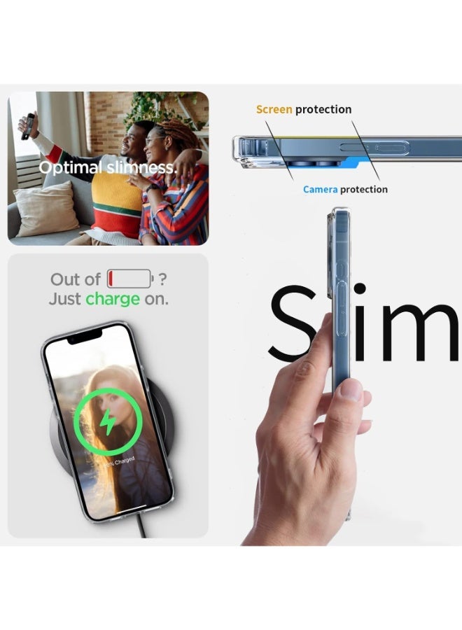 جراب لموبايل ايفون 12 برو ماكس (iPhone 12 Pro Max) حماية كاملة للهاتف و لعدسة الكاميرا خفيف الوزن بلمسة نهائية كرستالي من البولي بروبيلين - شفاف رفيع للغاية 0.35 ملم - Image 3