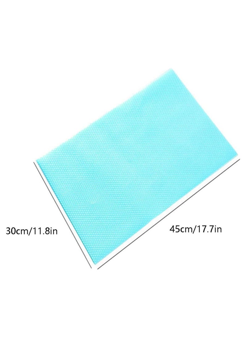 MODERN HOME - 4 Pieces Refrigerator Liners for Shelves, Washable Refrigerator Mats, Kitchen Cover Pads for Shelves, Cupboard, Freezer, Table Mat And Cabinet - Image 1