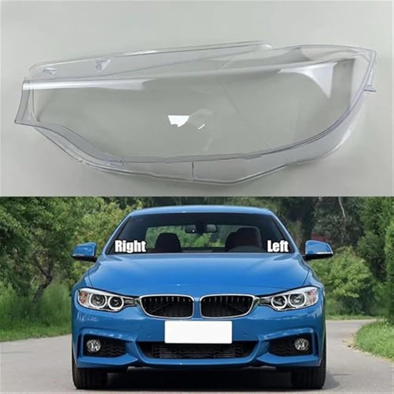 Wivplex Car Front Headlight Lens Cover for 4 Series M3 M4 - Image 2
