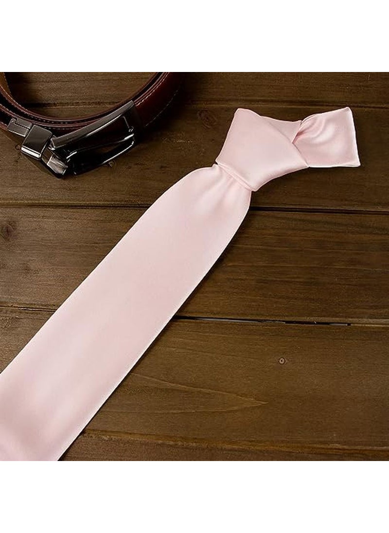 Trenderrs Men's Satin Tie and Handkerchief Set Men's Tie  - Image 1