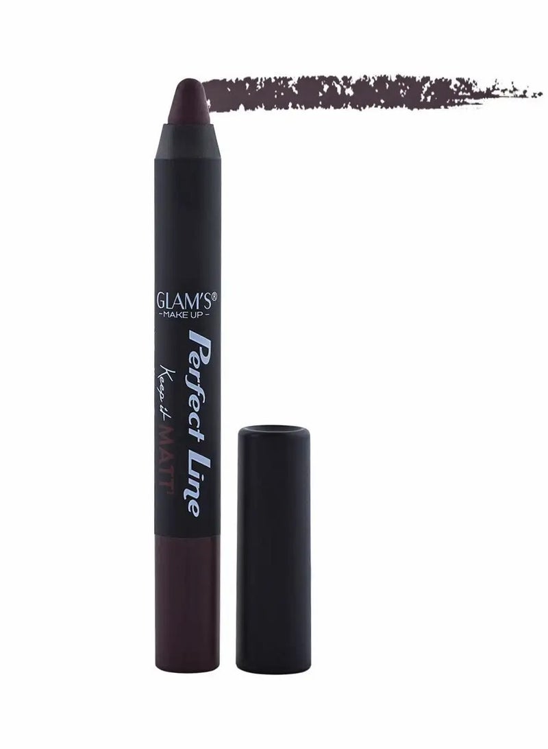 Glam's Perfect Line Keep it Matt' Lipstick #773 Dark Matt - Image 1