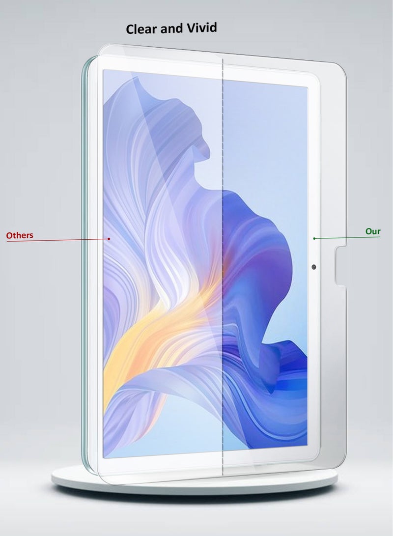 دبليو تيك واقي شاشة زجاجي بحواف منحنية بغطاء كامل من سلسلة بريميوم هونر باد X8 2022 10.1 بوصة / هونر باد X8 لايت 2022 9.7 بوصة شفاف - Image 5
