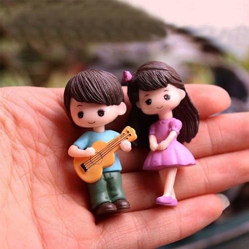 ascension Miniature Set Valentine Gift for Girlfriend Boyfriend Husband Wife Girls Boys Decorative Cute Romantic Couple Miniature Showpiece Statue Valentines Gift Items - Image 3