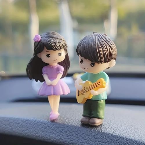 ascension Miniature Set Valentine Gift for Girlfriend Boyfriend Husband Wife Girls Boys Decorative Cute Romantic Couple Miniature Showpiece Statue Valentines Gift Items - Image 2