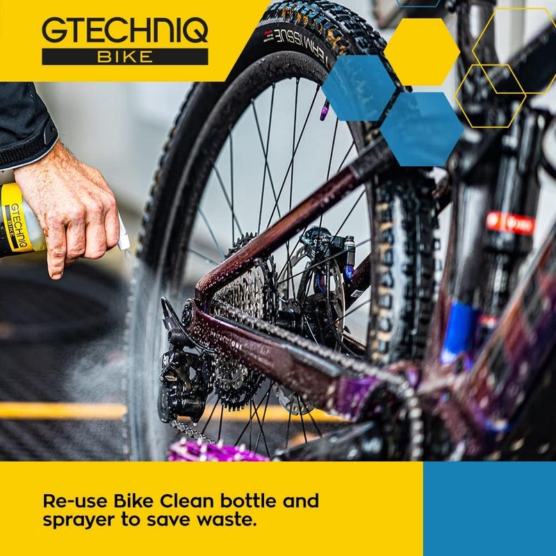 Gtechniq Bike Cleaner Concentrate Refill, 17 fl oz | Makes 101.4 fl oz, Dissolves and Breaks Down Stubborn Dirt, Grime and Oil, Surface-Friendly Formula Maintains Original Finish, Biodegradable - Image 2