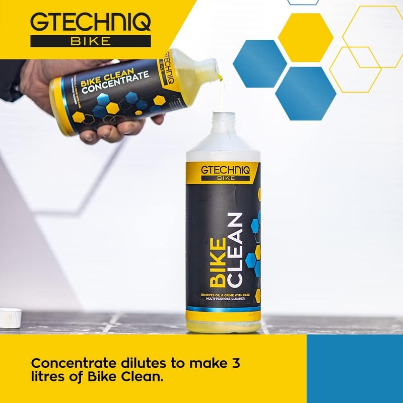 Gtechniq Bike Cleaner Concentrate Refill, 17 fl oz | Makes 101.4 fl oz, Dissolves and Breaks Down Stubborn Dirt, Grime and Oil, Surface-Friendly Formula Maintains Original Finish, Biodegradable - Image 1