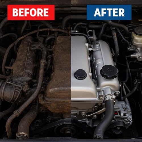 Waxpol Engine Degreaser & Cleaner 1L | Quick-Clean Oil/Grease Remover | For Cars, Bikes, Trucks (Petrol/Diesel) | Garage Floor & Kitchen Chimney Filter Cleaner - Image 4