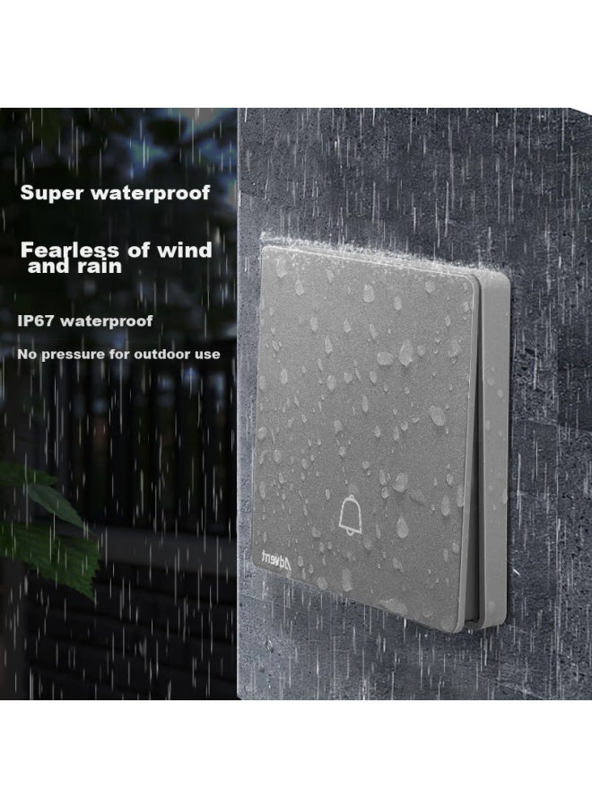 Advent Doorbell, No Battery Required, Self-powered, Wireless, Waterproof, Home Call Button, Fh861-313 - Image 2