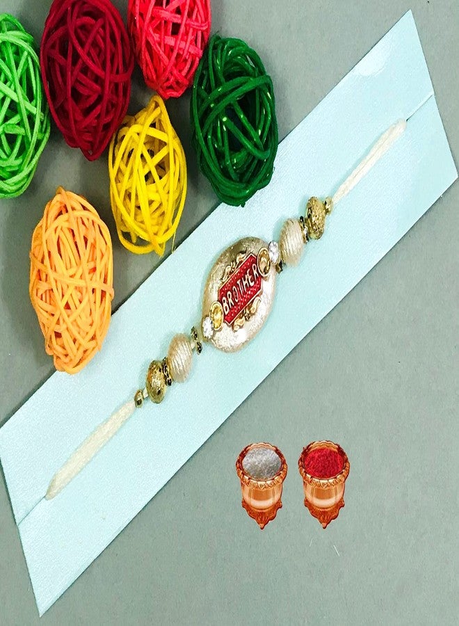 Evisha Brother Rakhi For Brother | Rakhi Combo-197 | rakhi || rakhi set || rakhi for brother || rakhi for brother and bhabhi || rakhi combo || bhaiya bhabhi rakhi || rakhi gifts - Image 2