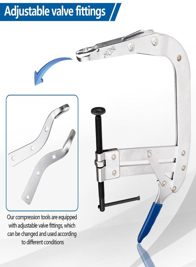 Ojtrtdr 8inch Valve Spring Compressor, Valve Spring Compressor Tools, Valve Compressor Tool, Multi-Function Spring Pulling and Dismantling Tool, Suitable for Most Cars - Image 5