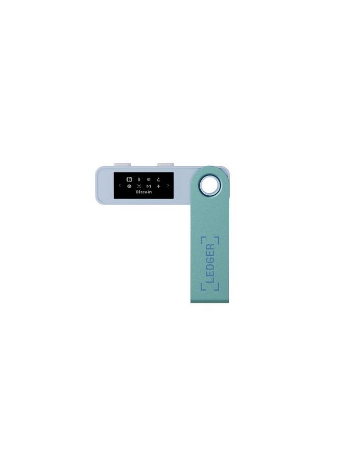 Ledger - Nano S Plus Hardware Wallet | Safest Crypto & NFT Cold Storage, OLED Screen, Type-C Connectivity, 5000+ Coins Supported, for Android, MacOS & Windows - Pastel Green - Image 1