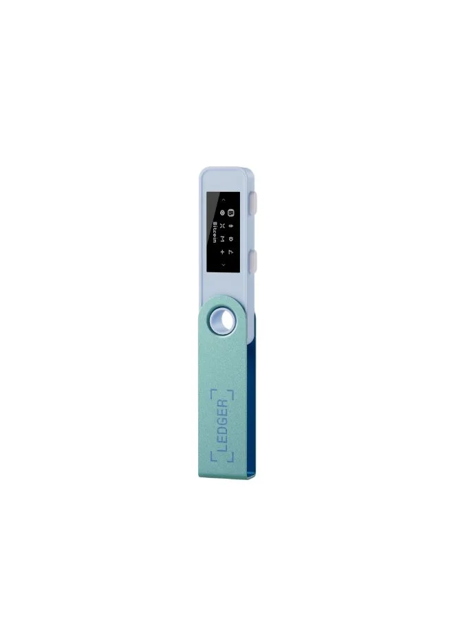 Ledger Nano S Plus Hardware Wallet | Safest Crypto & NFT Cold Storage, OLED Screen, Type-C Connectivity, 5000+ Coins Supported, for Android, MacOS & Windows - Pastel Green
