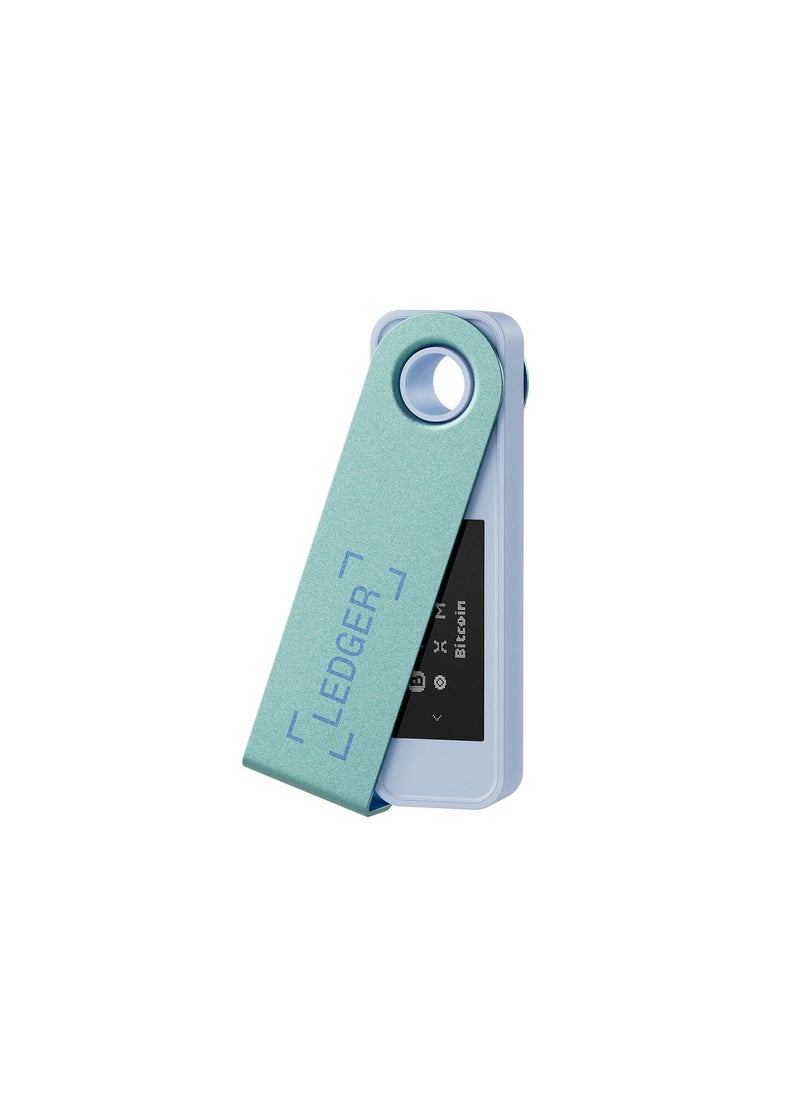 Ledger - Nano S Plus Hardware Wallet | Safest Crypto & NFT Cold Storage, OLED Screen, Type-C Connectivity, 5000+ Coins Supported, for Android, MacOS & Windows - Pastel Green - Image 1