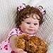 EKOKIZ Lifelike Reborn Baby Dolls Girl 20Inch Realistic Baby Doll with Hair Baby Doll That Looks Real Cloth Body Newborn Girl with Complete Accessories for Kids 3 Lovely Pretty Girls - Image 2