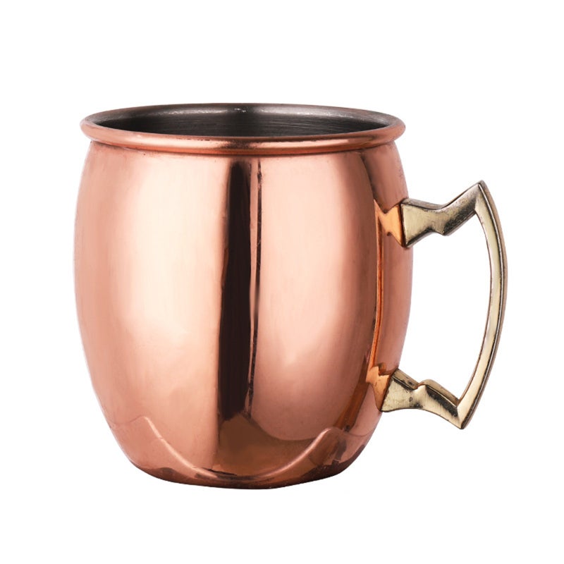 Stainless Steel Cocktail Cups 3-Pack Sturdy Durable With Handle - Cocktail Drink Cup For Home Bar Restaurant - Image 1