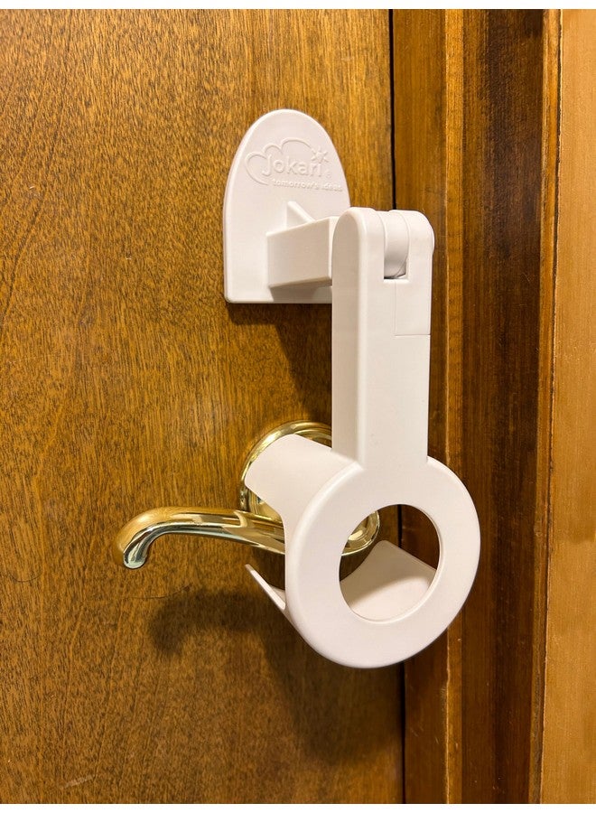Jokari Child Safety Guard. Multi-Use Protector for Sink and Shower Knobs, or Door Handles. Childproof Lock Prevents Hot Water Burns and Unsupervised Access. Easy Install, Durable Design - Image 3