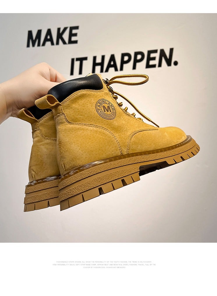 Warrior Fashionable Thick Soled Short Boots  - Image 3
