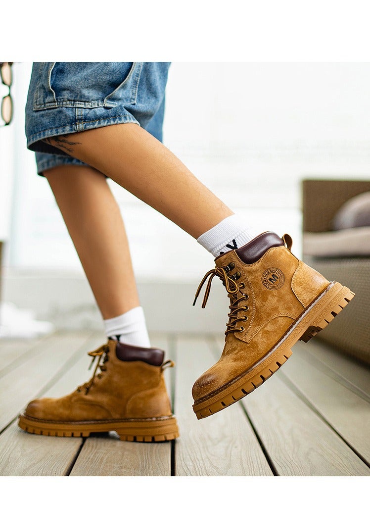 Warrior Fashionable Thick Soled Short Boots  - Image 4