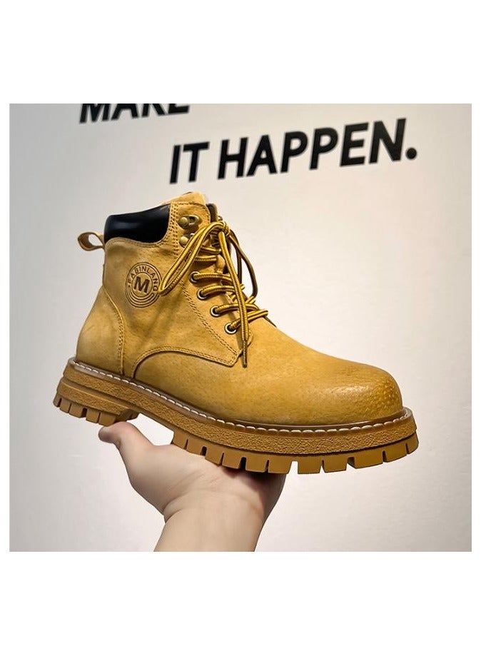 Warrior Fashionable Thick Soled Short Boots  - Image 5