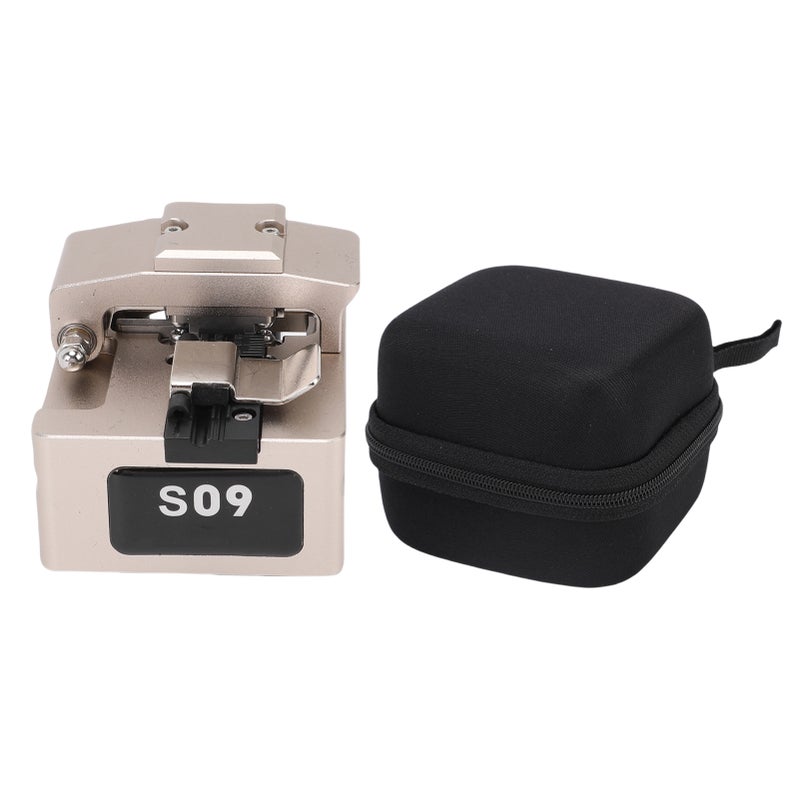 Fiber Cleaver with Waste Box 16 Cleaving Sides Auto Return Optical Cable Fiber Cutter Tool - Image 1