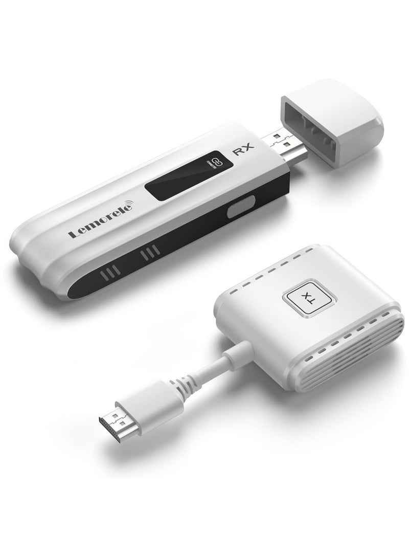 Lemorele Wireless HDMI Transmitter and Receiver Kit, Portable Wireless HDMI Extender,2.4/5G 164ft Range 1080P Full HD,for Streaming Video&Audio to HD TV/Projector/Monitor from Laptop/Camera/TV-Boxs(HDMI Kit) - Image 1