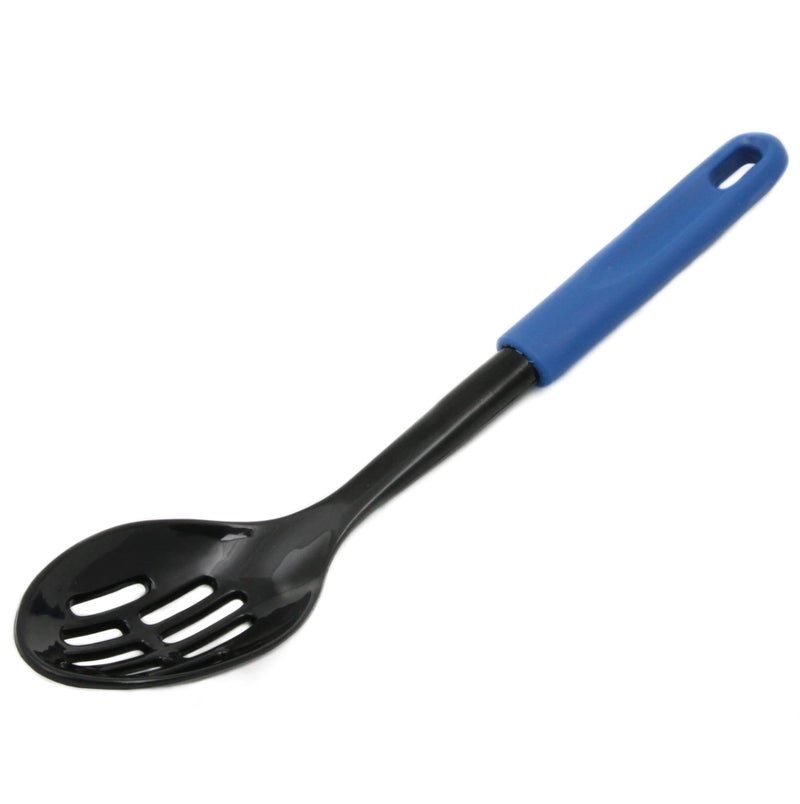 Chef Craft Basic Nylon Slotted Spoon 115 inch BlueBlack