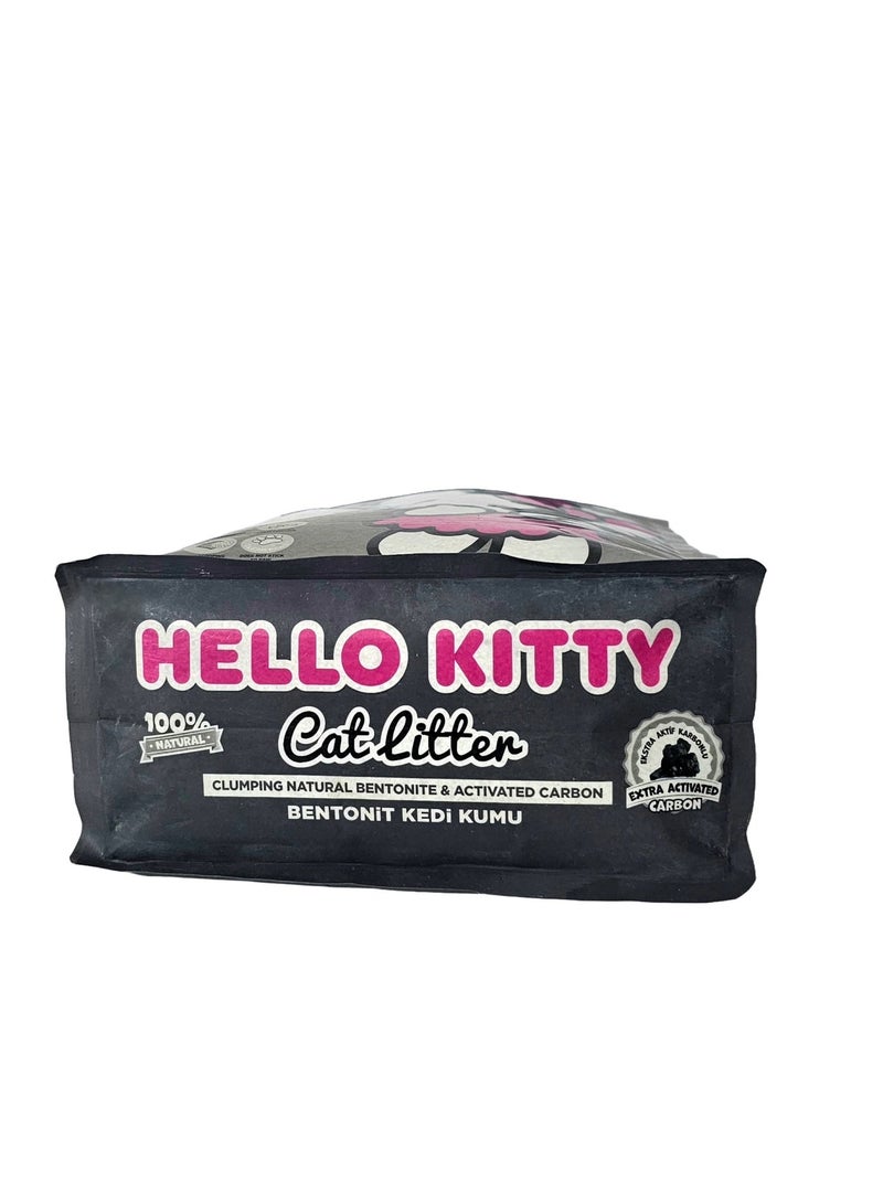 هالو كيتي بت فان هالو كيتي رمل قطط 5 لتر بالفحم النشط - Image 5