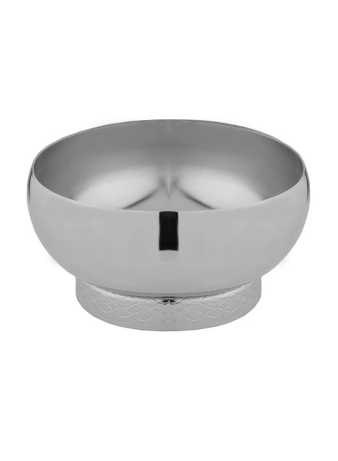 السيف  صينية تقديم جوانا بغطاء كبير كروم - Image 3