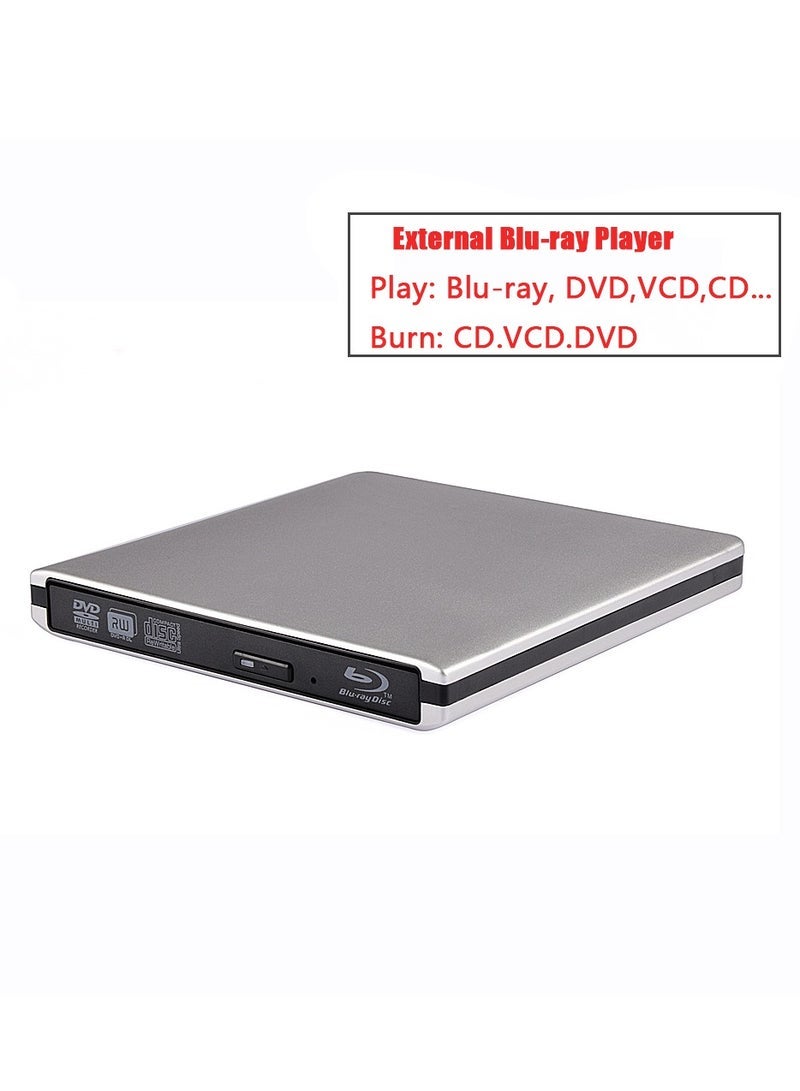 External USB3.0 Optical DVD Drive BD-RE 3D Blu-Ray Reader for Windows/MAC OS (Blu-ray player) - Image 1