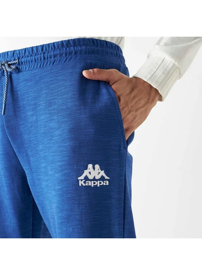 Kappa Kappa Logo Detail Shorts with Drawstring Closure and Pockets